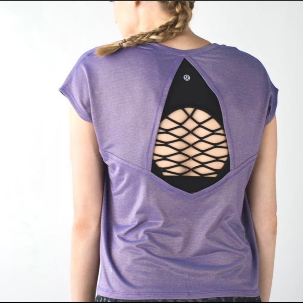 NWT lululemon sweaty or not crop sz 6